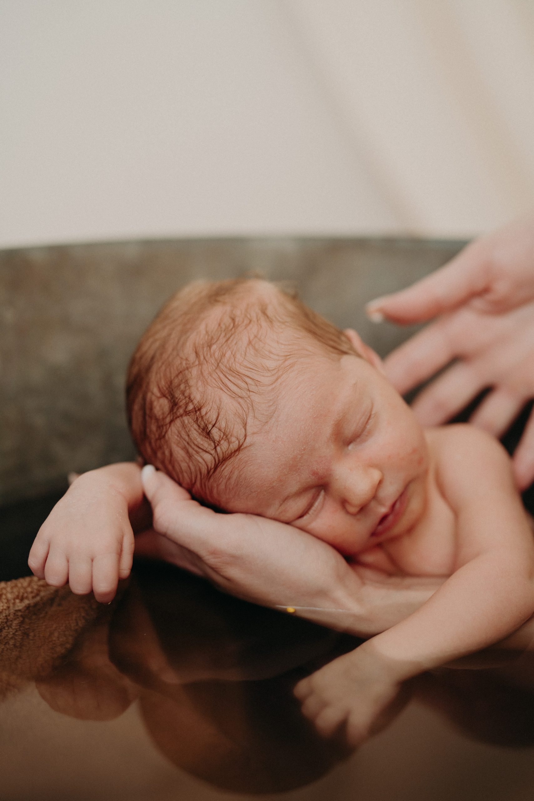 bain enveloppé émotionnel bébé